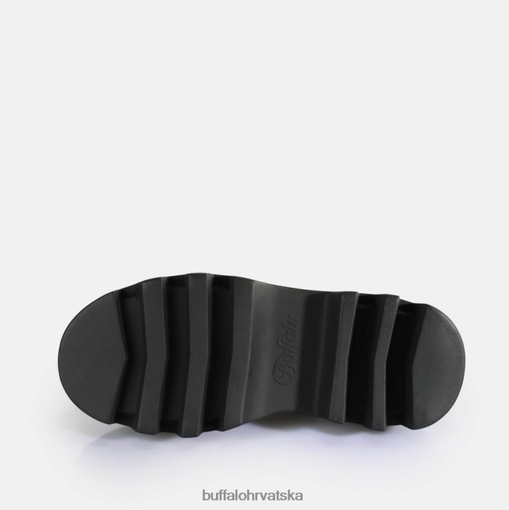 crno Buffalo sandale flora na platformu veganske |sandale TDD6T106